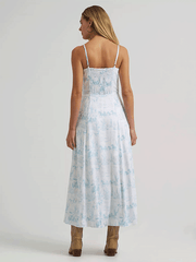 Wrangler 112375239 Womens Western Tank Maxi Dress Country Toile back view. If you need any assistance with this item or the purchase of this item please call us at five six one seven four eight eight eight zero one Monday through Saturday 10:00a.m EST to 8:00 p.m EST