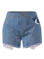Wrangler 112382895 Womens Coors Reworked Short Beer Wash front view. If you need any assistance with this item or the purchase of this item please call us at five six one seven four eight eight eight zero one Monday through Saturday 10:00a.m EST to 8:00 p.m EST