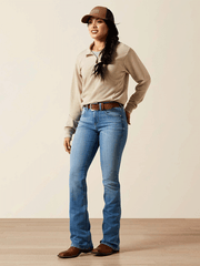 Ariat 10065880 Womens High Rise Camellia Boot Cut Jean Glendale front view. If you need any assistance with this item or the purchase of this item please call us at five six one seven four eight eight eight zero one Monday through Saturday 10:00a.m EST to 8:00 p.m EST