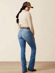 Ariat 10065880 Womens High Rise Camellia Boot Cut Jean Glendale back view. If you need any assistance with this item or the purchase of this item please call us at five six one seven four eight eight eight zero one Monday through Saturday 10:00a.m EST to 8:00 p.m EST