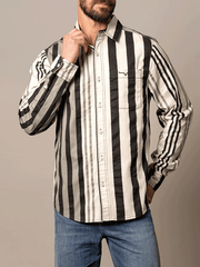 Kimes Ranch 1992 Mens Long Sleeve Dress Shirt Black front view. If you need any assistance with this item or the purchase of this item please call us at five six one seven four eight eight eight zero one Monday through Saturday 10:00a.m EST to 8:00 p.m EST