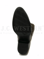 Old West 8163 Kids Western Boot Brown sole view. If you need any assistance with this item or the purchase of this item please call us at five six one seven four eight eight eight zero one Monday through Saturday 10:00a.m EST to 8:00 p.m EST