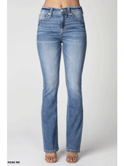 Miss Me H3636B106 Womens High Rise Boot Jean Light Blue front. If you need any assistance with this item or the purchase of this item please call us at five six one seven four eight eight eight zero one Monday through Saturday 10:00a.m EST to 8:00 p.m EST