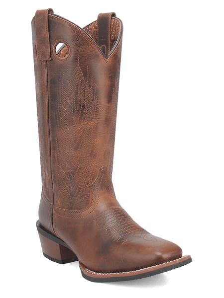 Laredo 20008 Womens SABLE Leather Boot Tan Brown front and side view. If you need any assistance with this item or the purchase of this item please call us at five six one seven four eight eight eight zero one Monday through Saturday 10:00a.m EST to 8:00 p.m EST