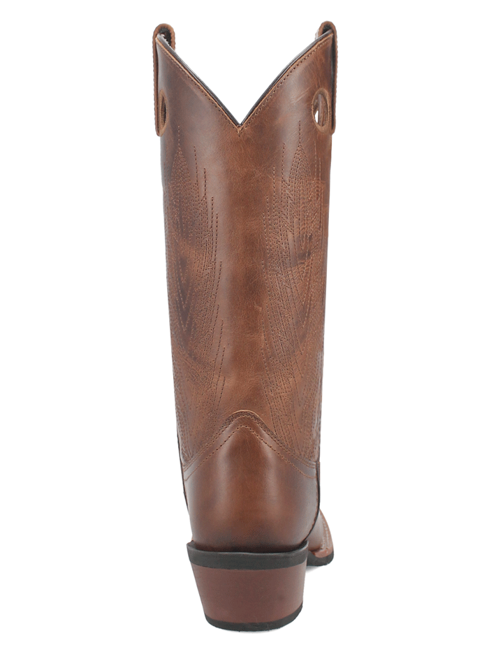 Laredo 20008 Womens SABLE Leather Boot Tan Brown front and side view. If you need any assistance with this item or the purchase of this item please call us at five six one seven four eight eight eight zero one Monday through Saturday 10:00a.m EST to 8:00 p.m EST