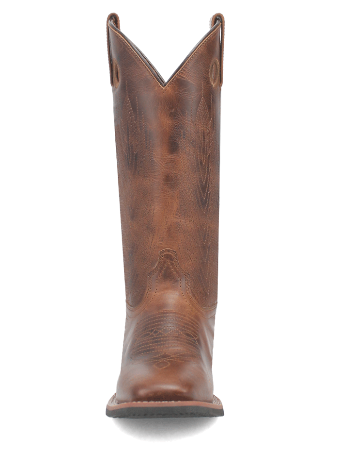 Laredo 20008 Womens SABLE Leather Boot Tan Brown front and side view. If you need any assistance with this item or the purchase of this item please call us at five six one seven four eight eight eight zero one Monday through Saturday 10:00a.m EST to 8:00 p.m EST