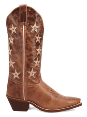 Laredo 20014 Womens SERENADE Leather Boot Brown side view. If you need any assistance with this item or the purchase of this item please call us at five six one seven four eight eight eight zero one Monday through Saturday 10:00a.m EST to 8:00 p.m EST
