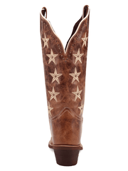 Laredo 20014 Womens SERENADE Leather Boot Brown back view. If you need any assistance with this item or the purchase of this item please call us at five six one seven four eight eight eight zero one Monday through Saturday 10:00a.m EST to 8:00 p.m EST
