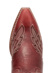 Laredo 20058 Womens COYOTE CREEK Leather Boot Red toe view. If you need any assistance with this item or the purchase of this item please call us at five six one seven four eight eight eight zero one Monday through Saturday 10:00a.m EST to 8:00 p.m EST