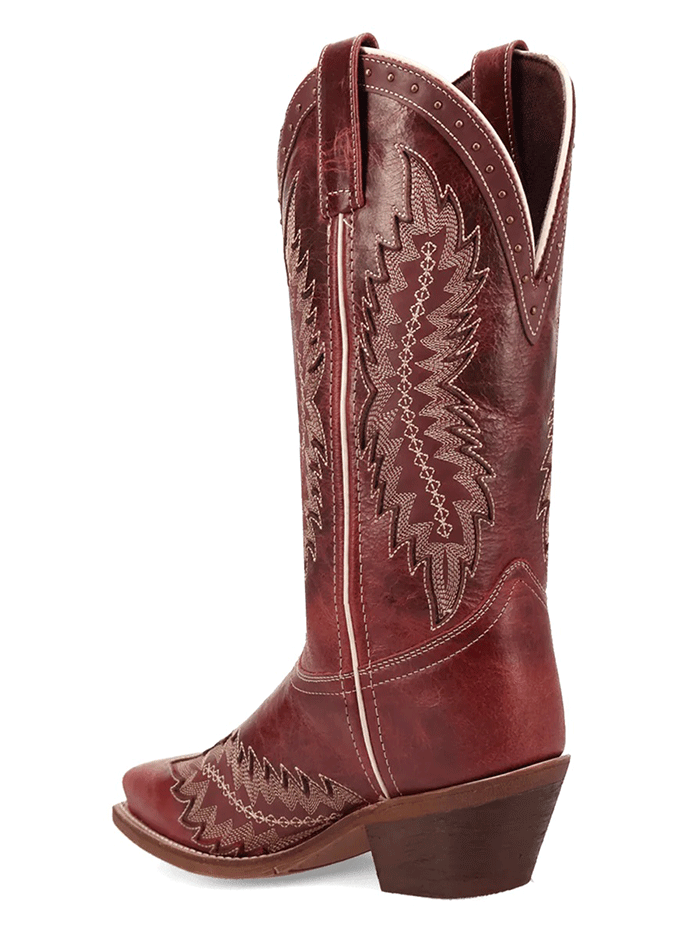 Laredo 20058 Womens COYOTE CREEK Leather Boot Red side / front view. If you need any assistance with this item or the purchase of this item please call us at five six one seven four eight eight eight zero one Monday through Saturday 10:00a.m EST to 8:00 p.m EST
