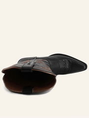 Buck & Brana ISABELLA Ladies Western Boots Black view from above. If you need any assistance with this item or the purchase of this item please call us at five six one seven four eight eight eight zero one Monday through Saturday 10:00a.m EST to 8:00 p.m EST