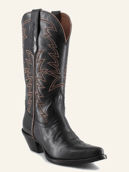 Buck & Brana ISABELLA Ladies Western Boots Black side / front view. If you need any assistance with this item or the purchase of this item please call us at five six one seven four eight eight eight zero one Monday through Saturday 10:00a.m EST to 8:00 p.m EST
