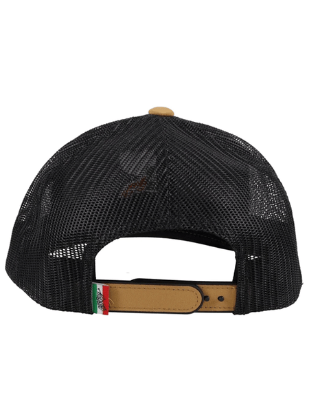 Hooey 2218T-TNBK Boquillas Trucker Hat Tan Black back view. If you need any assistance with this item or the purchase of this item please call us at five six one seven four eight eight eight zero one Monday through Saturday 10:00a.m EST to 8:00 p.m EST