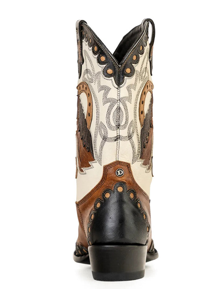 Double D Ranch DDL1079 Womens HORSICULTURE Leather Boot Bone And Bark side view pair. If you need any assistance with this item or the purchase of this item please call us at five six one seven four eight eight eight zero one Monday through Saturday 10:00a.m EST to 8:00 p.m EST