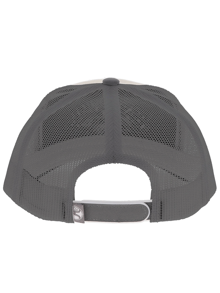 Hooey BC004T-CRGY BAD COMPANY Embroidered Logo Hat Cream And Grey side / front view. If you need any assistance with this item or the purchase of this item please call us at five six one seven four eight eight eight zero one Monday through Saturday 10:00a.m EST to 8:00 p.m EST