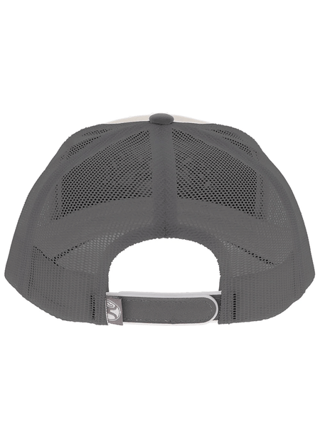 Hooey BC004T-CRGY BAD COMPANY Embroidered Logo Hat Cream And Grey back view. If you need any assistance with this item or the purchase of this item please call us at five six one seven four eight eight eight zero one Monday through Saturday 10:00a.m EST to 8:00 p.m EST