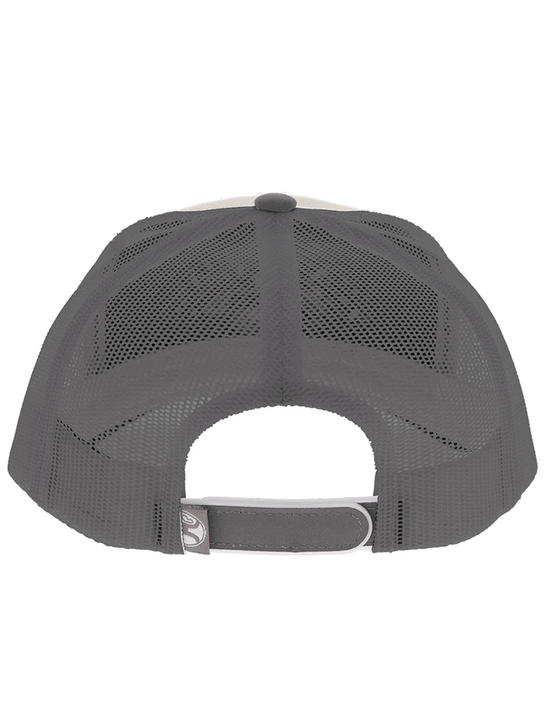 Hooey BC004T-CRGY BAD COMPANY Embroidered Logo Hat Cream And Grey back view. If you need any assistance with this item or the purchase of this item please call us at five six one seven four eight eight eight zero one Monday through Saturday 10:00a.m EST to 8:00 p.m EST