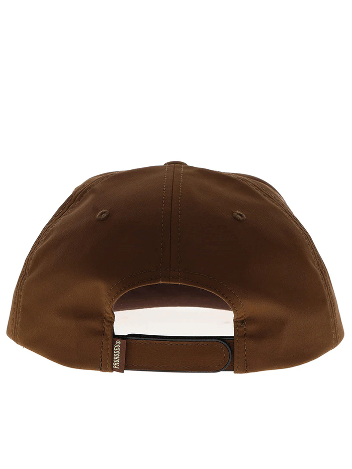 Hooey 2565T-BR PRORODEO Mid Profile Snapback Hat Brown And Gold side / front view. If you need any assistance with this item or the purchase of this item please call us at five six one seven four eight eight eight zero one Monday through Saturday 10:00a.m EST to 8:00 p.m EST