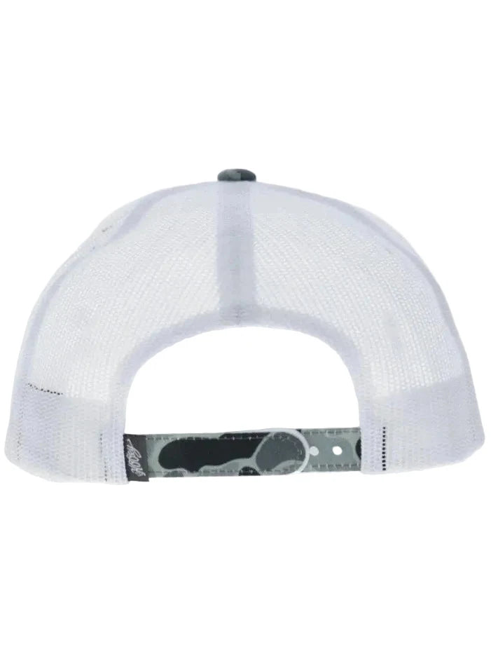 Hooey 2620T-CAWH TEXICAN Trucker Hat Camo White front / side view. If you need any assistance with this item or the purchase of this item please call us at five six one seven four eight eight eight zero one Monday through Saturday 10:00a.m EST to 8:00 p.m EST