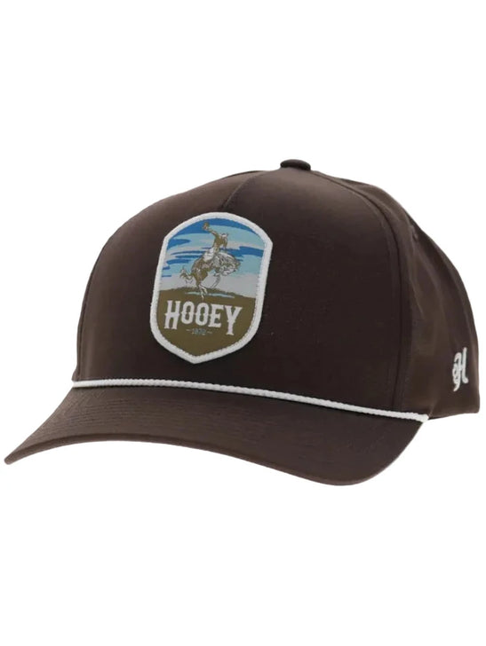 Hooey 2647T-BR CHEYENNE Snapback Trucker Hat Brown front view. If you need any assistance with this item or the purchase of this item please call us at five six one seven four eight eight eight zero one Monday through Saturday 10:00a.m EST to 8:00 p.m EST