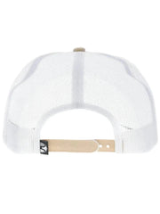 Hooey 2661T-WHYL RANK STOCK Trucker Hat White Tan back view. If you need any assistance with this item or the purchase of this item please call us at five six one seven four eight eight eight zero one Monday through Saturday 10:00a.m EST to 8:00 p.m EST