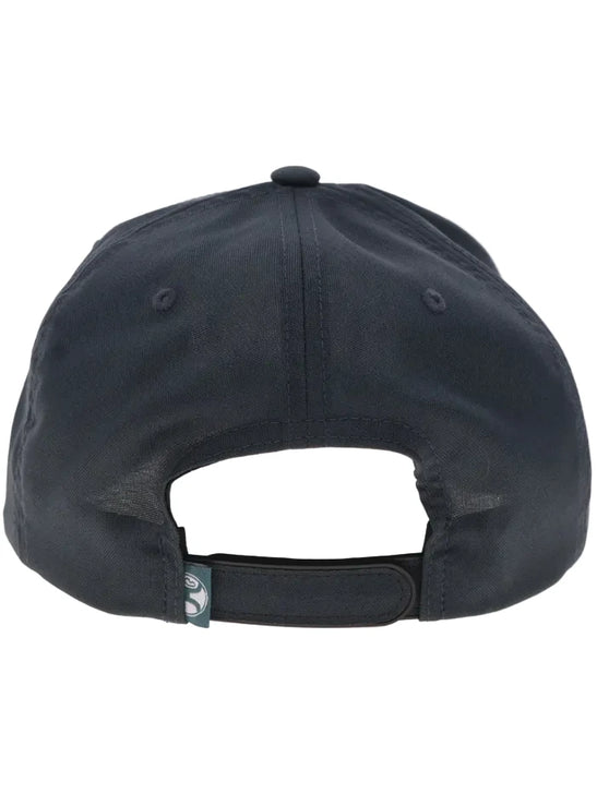 Hooey 2669T-NVTN WILD RIDE Full Surround Snapback Hat Navy Tan back view. If you need any assistance with this item or the purchase of this item please call us at five six one seven four eight eight eight zero one Monday through Saturday 10:00a.m EST to 8:00 p.m EST