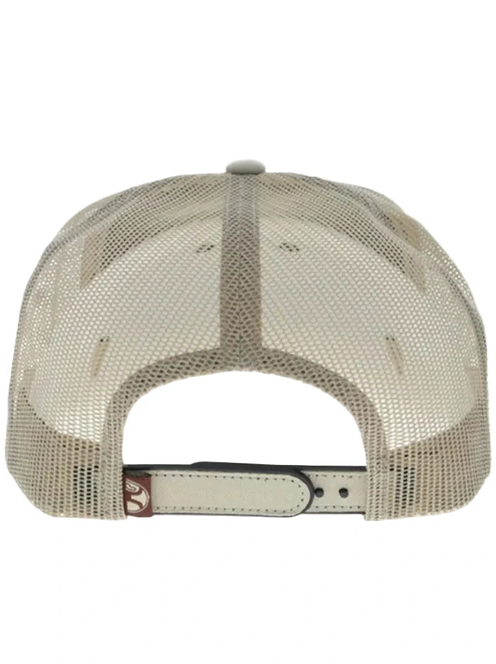 Hooey 2692T-TN BUCKIN 5 Panel Trucker Snapback Hat Tan front view. If you need any assistance with this item or the purchase of this item please call us at five six one seven four eight eight eight zero one Monday through Saturday 10:00a.m EST to 8:00 p.m EST