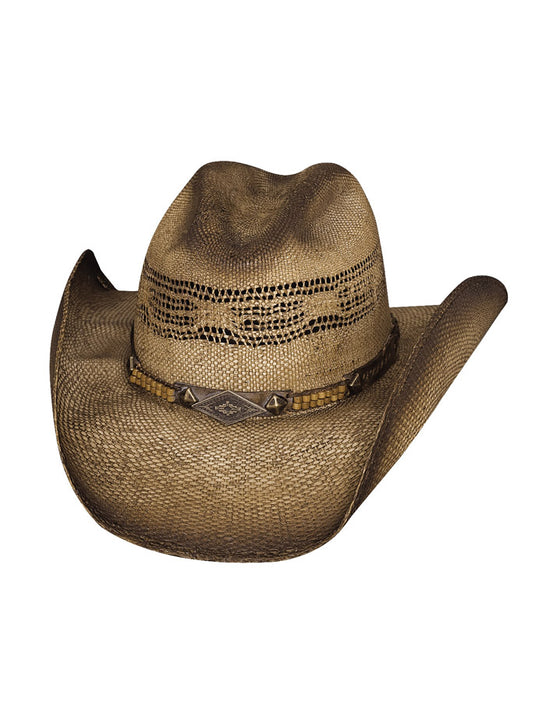 Bullhide FULL SPEED 2740N Western Straw Hat Natural front view. If you need any assistance with this item or the purchase of this item please call us at five six one seven four eight eight eight zero one Monday through Saturday 10:00a.m EST to 8:00 p.m EST