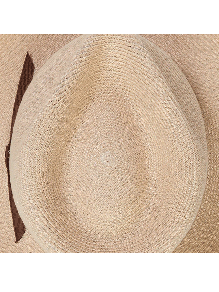 Stetson TSSESTB612481 Stratoliner Hemp Fedora Hat Natural front and side view. If you need any assistance with this item or the purchase of this item please call us at five six one seven four eight eight eight zero one Monday through Saturday 10:00a.m EST to 8:00 p.m EST