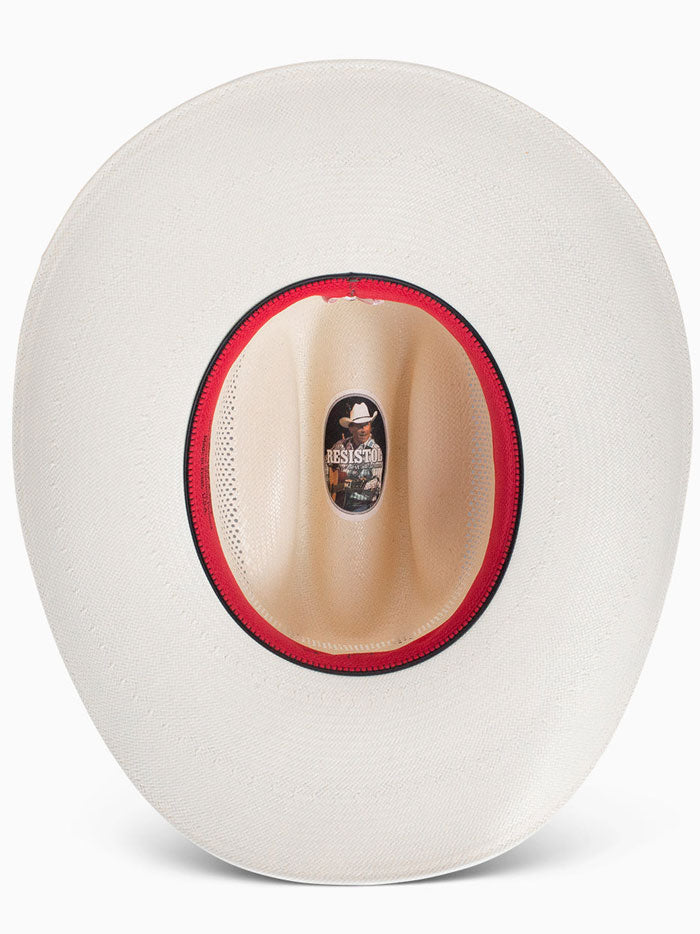 Resistol RSRNRD-304281 RANCH ROAD George Strait Collection 10X Straw Hat Natural side / front view. If you need any assistance with this item or the purchase of this item please call us at five six one seven four eight eight eight zero one Monday through Saturday 10:00a.m EST to 8:00 p.m EST