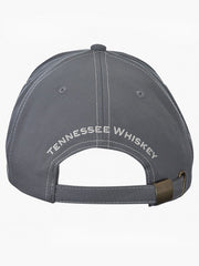 Jack Daniels JD77-136 Cap Grey back view. If you need any assistance with this item or the purchase of this item please call us at five six one seven four eight eight eight zero one Monday through Saturday 10:00a.m EST to 8:00 p.m EST