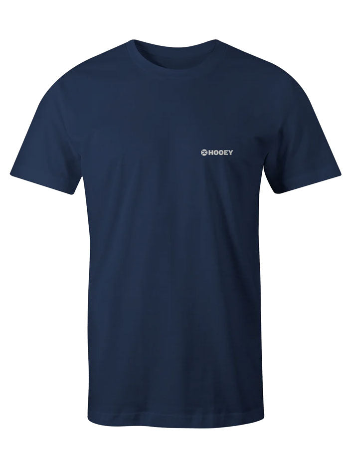 Hooey HT1682NV Mens Zenith T-Shirt Navy back view. If you need any assistance with this item or the purchase of this item please call us at five six one seven four eight eight eight zero one Monday through Saturday 10:00a.m EST to 8:00 p.m EST