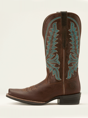 Ariat 10061144 Womens Rock Creek Western Boot Sassy Brown side view. If you need any assistance with this item or the purchase of this item please call us at five six one seven four eight eight eight zero one Monday through Saturday 10:00a.m EST to 8:00 p.m EST