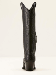 Ariat 10054106 Womens Casanova Western Boot Obsidian back view. If you need any assistance with this item or the purchase of this item please call us at five six one seven four eight eight eight zero one Monday through Saturday 10:00a.m EST to 8:00 p.m EST