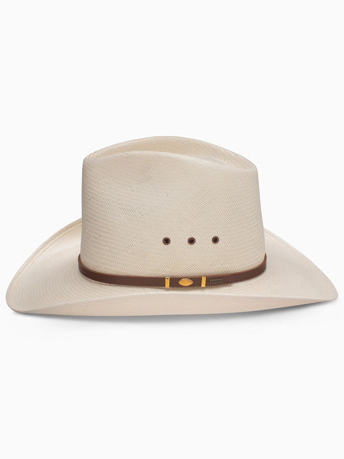 Resistol RSBGSP-503481 BIG SPENDER Straw Hat Natural side / front view. If you need any assistance with this item or the purchase of this item please call us at five six one seven four eight eight eight zero one Monday through Saturday 10:00a.m EST to 8:00 p.m EST