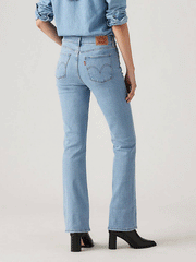 Levi's 392520040 Womens Classic Bootcut Jeans Lapis Light Wash back view. If you need any assistance with this item or the purchase of this item please call us at five six one seven four eight eight eight zero one Monday through Saturday 10:00a.m EST to 8:00 p.m EST