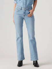 Levi's 392520040 Womens Classic Bootcut Jeans Lapis Light Wash front view. If you need any assistance with this item or the purchase of this item please call us at five six one seven four eight eight eight zero one Monday through Saturday 10:00a.m EST to 8:00 p.m EST