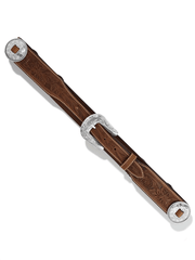 Tony Lama C51309 Womens Sedona Concho Leather Belt Brown front view. If you need any assistance with this item or the purchase of this item please call us at five six one seven four eight eight eight zero one Monday through Saturday 10:00a.m EST to 8:00 p.m EST