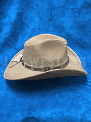 Stetson TRROXB-843489 ROXBURY Shapeable Leather Western Hat Rust right side view. If you need any assistance with this item or the purchase of this item please call us at five six one seven four eight eight eight zero one Monday through Saturday 10:00a.m EST to 8:00 p.m EST