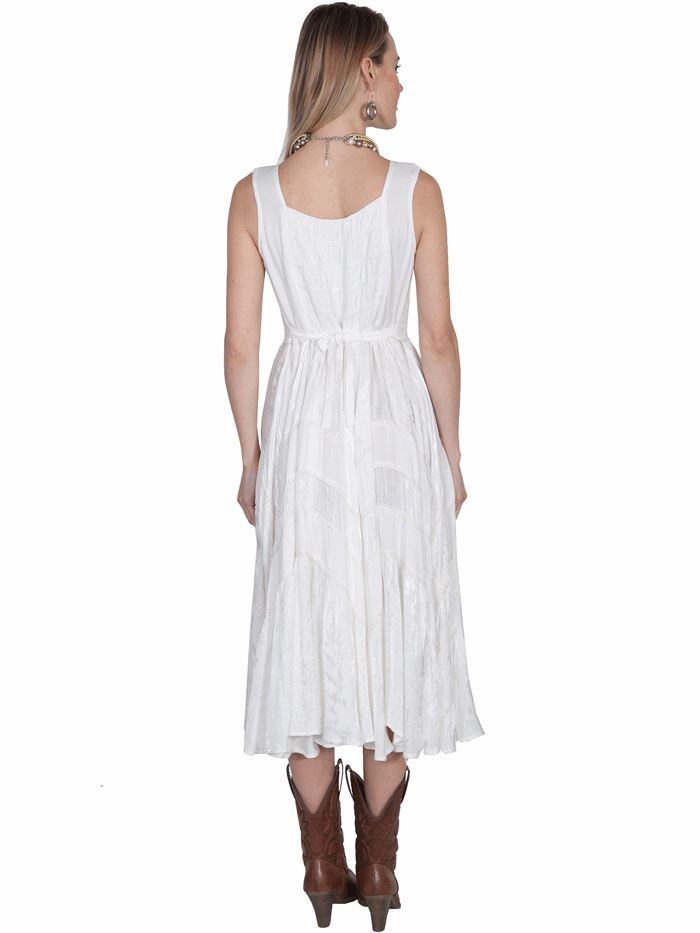 Scully HC118-IVO Womens Lace Up Dress Ivory front view. If you need any assistance with this item or the purchase of this item please call us at five six one seven four eight eight eight zero one Monday through Saturday 10:00a.m EST to 8:00 p.m EST