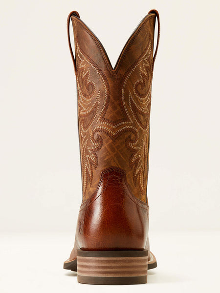Ariat 10050936 Mens Slingshot Cowboy Boot Beasty Brown Rugged Tan back view. If you need any assistance with this item or the purchase of this item please call us at five six one seven four eight eight eight zero one Monday through Saturday 10:00a.m EST to 8:00 p.m EST