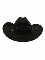 Serratelli VEGASE5BV 8X Felt Western Hat Black Velvet back view. If you need any assistance with this item or the purchase of this item please call us at five six one seven four eight eight eight zero one Monday through Saturday 10:00a.m EST to 8:00 p.m EST