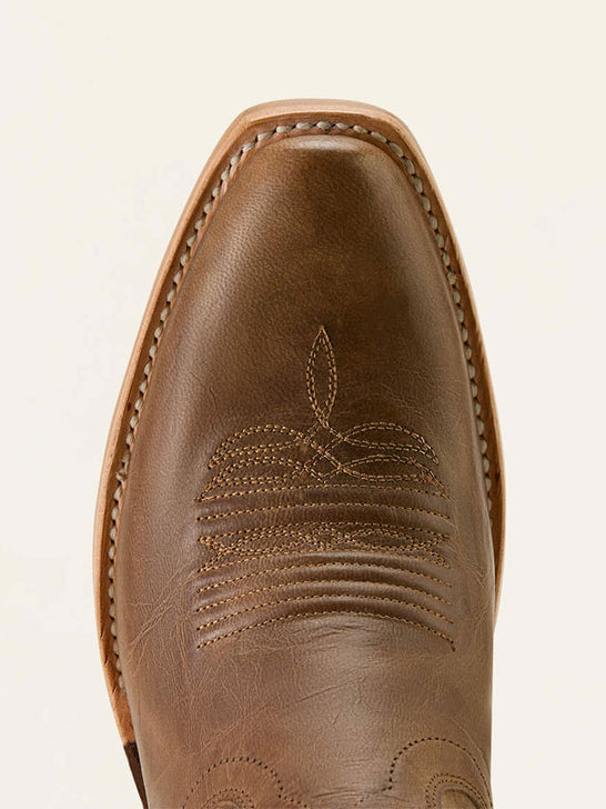 Ariat 10063962 Womens Futurity Flash Western Boot Totally Tan toe view. If you need any assistance with this item or the purchase of this item please call us at five six one seven four eight eight eight zero one Monday through Saturday 10:00a.m EST to 8:00 p.m EST