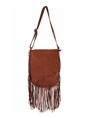 Scully B180-HB Womens Crossbody Fringe Leather Handbag Cognac front view. If you need any assistance with this item or the purchase of this item please call us at five six one seven four eight eight eight zero one Monday through Saturday 10:00a.m EST to 8:00 p.m EST