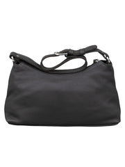 American West 4150285 Ladies Cowtown Zip Top Shoulder Bag Pony Hair On alternative back view. If you need any assistance with this item or the purchase of this item please call us at five six one seven four eight eight eight zero one Monday through Saturday 10:00a.m EST to 8:00 p.m EST