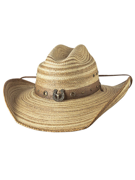 Bullhide RIDE OR DIE 5004NAT Western Fashion Straw Hat Natural side / front view. If you need any assistance with this item or the purchase of this item please call us at five six one seven four eight eight eight zero one Monday through Saturday 10:00a.m EST to 8:00 p.m EST