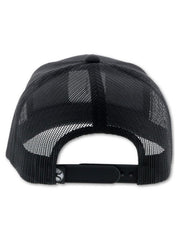 Hooey 2003T-BK BRONX Hat Black back view. If you need any assistance with this item or the purchase of this item please call us at five six one seven four eight eight eight zero one Monday through Saturday 10:00a.m EST to 8:00 p.m EST