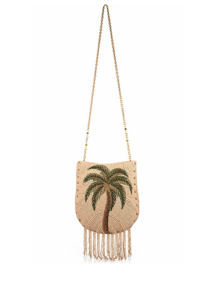 Mary Frances BAG S002-641 COCONUTTY Crossbody Bag Cream front view. If you need any assistance with this item or the purchase of this item please call us at five six one seven four eight eight eight zero one Monday through Saturday 10:00a.m EST to 8:00 p.m EST
