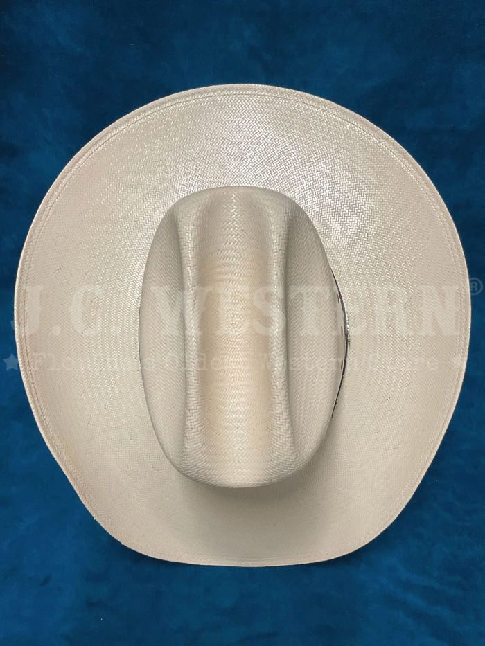 Stetson SSRDEO-664281 RODEO 10X Straw Hat Natural side and front view. If you need any assistance with this item or the purchase of this item please call us at five six one seven four eight eight eight zero one Monday through Saturday 10:00a.m EST to 8:00 p.m EST
