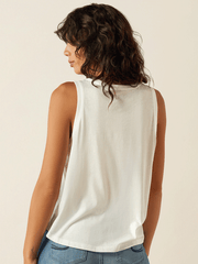 Ariat 10059030 Womens Give Em Hell Tank Coconut Milk back view. If you need any assistance with this item or the purchase of this item please call us at five six one seven four eight eight eight zero one Monday through Saturday 10:00a.m EST to 8:00 p.m EST